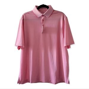 Jos. A. Bank Leadbetter Golf polo shirt pink Size L